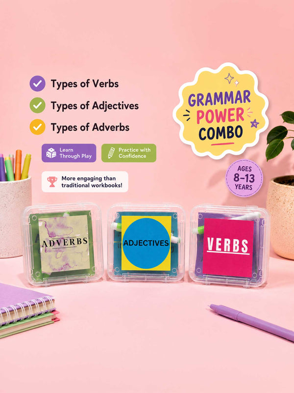 Grammar Masters Bundle | Adjectives, Adverbs & Verbs Learning Kit