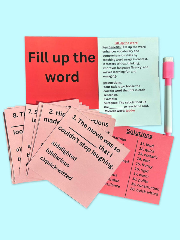 The Word Mastermind Game Kit