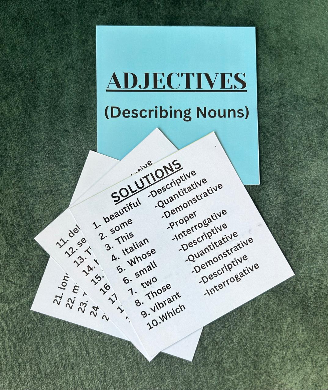 Adjectives