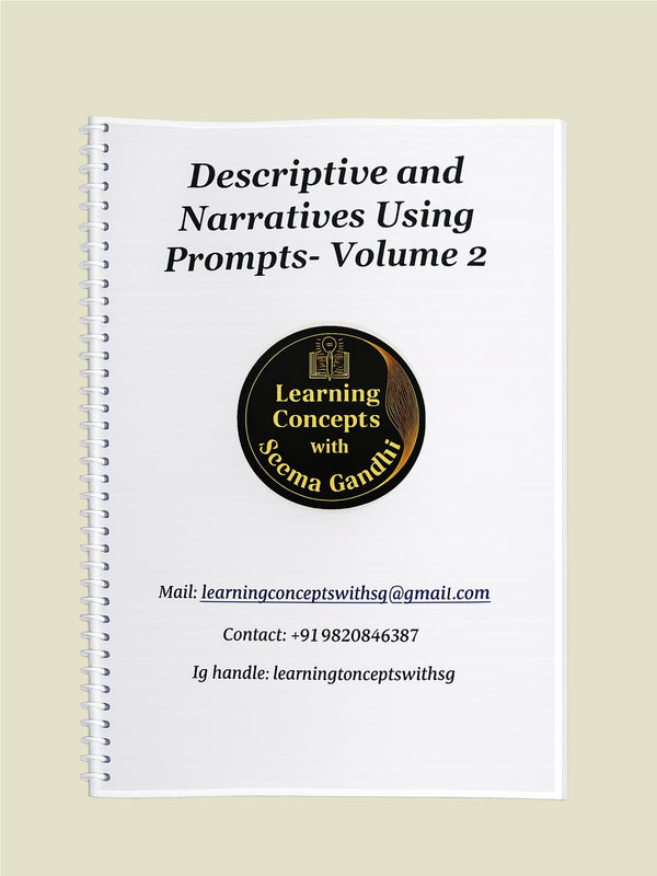 Descriptive & Narrative Writing Using Prompts Volume-2