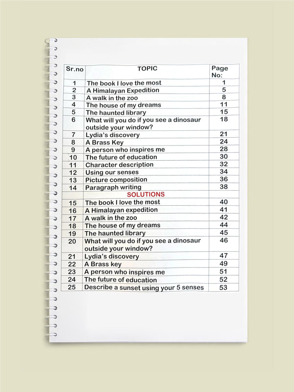 Descriptive & Narrative Writing Using Prompts Volume-2