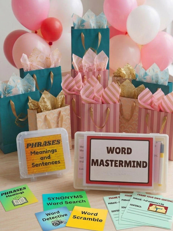 Word Mastermind + Phrases Kit Bundle | Fun Grammar Gift for Kids (Ages 7–14)