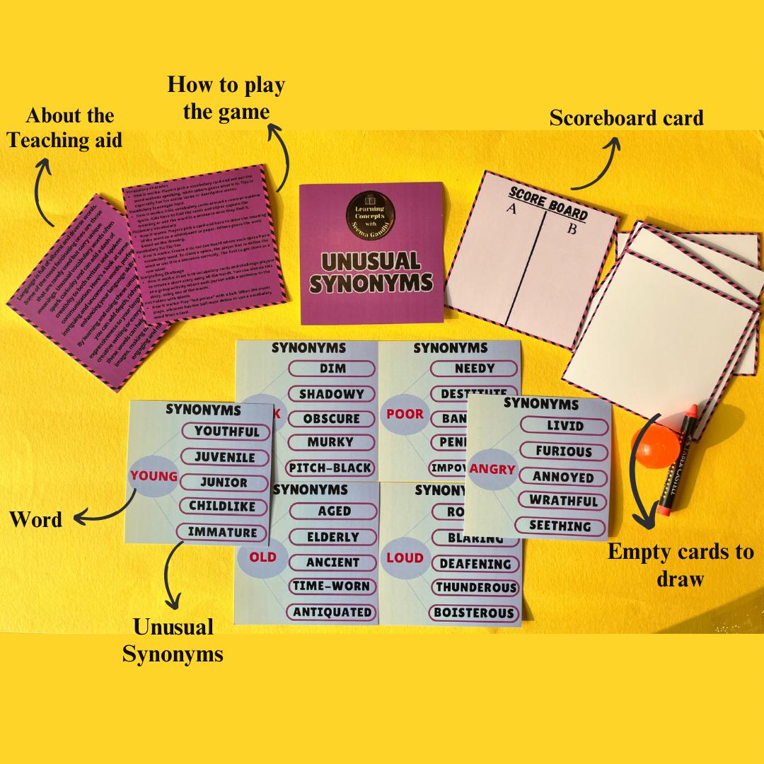 Unusual Synonyms kit – Learning Concepts With SG