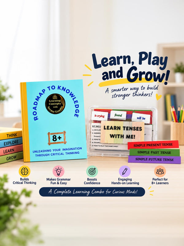 Write Right, Write Brilliantly! - Learn Tenses With Me + Roadmap to Knowledge 8+ Bundle