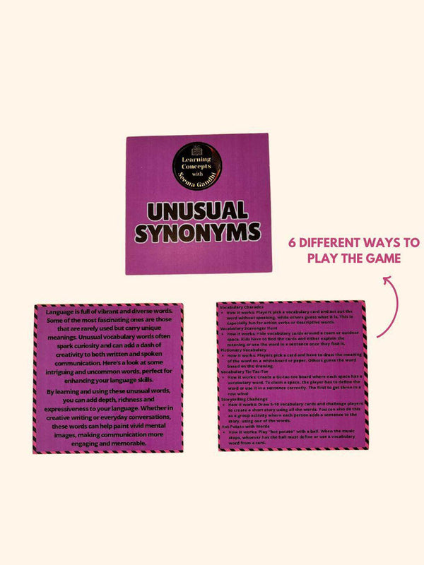 Unusual Synonyms kit