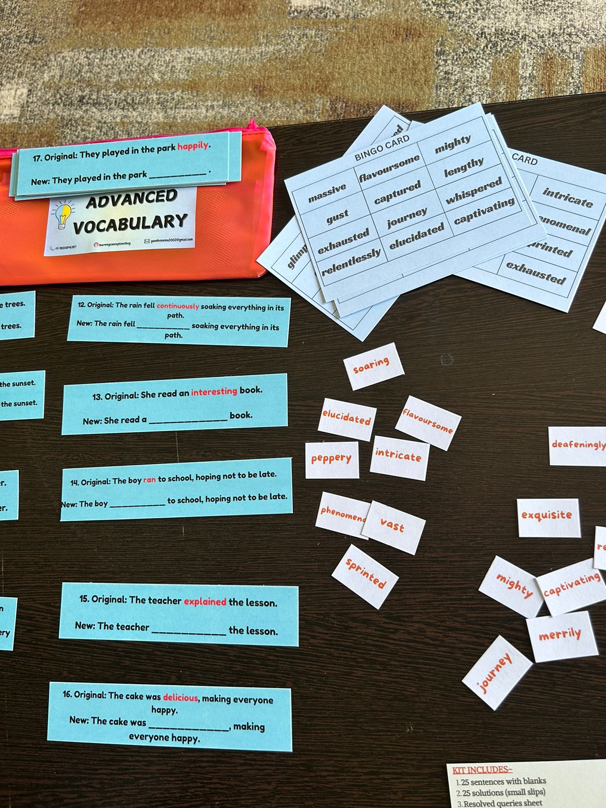 Advanced Vocabulary